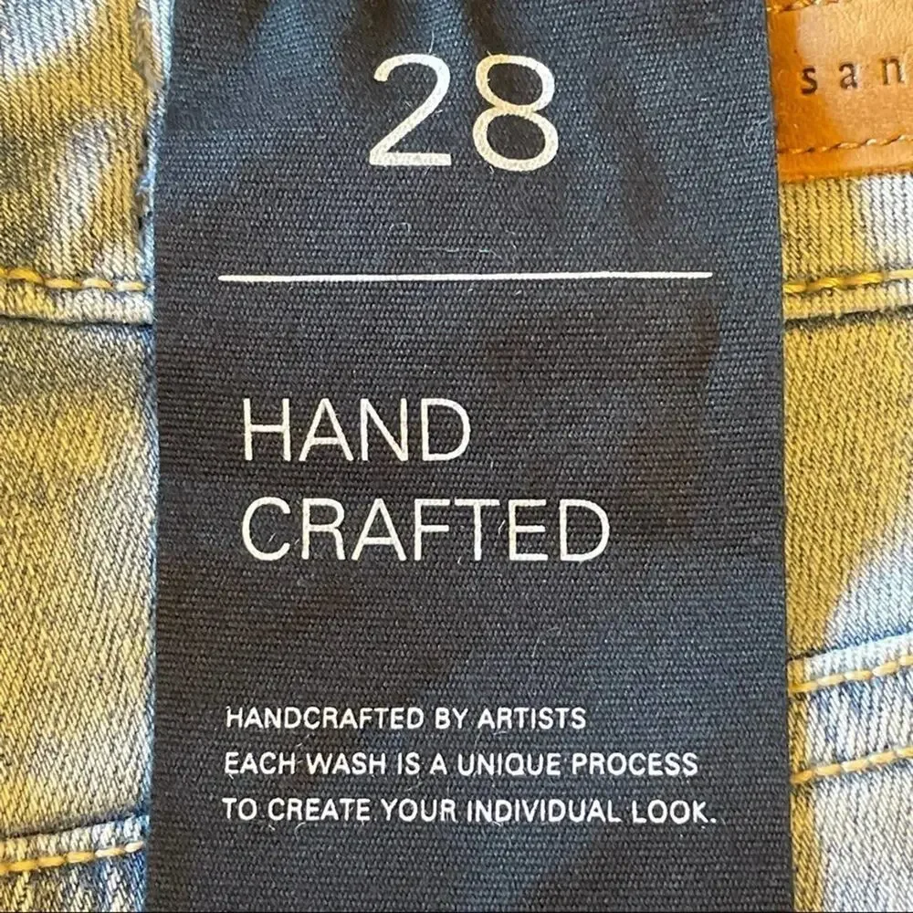Sanctuary Modern‎ Straight High Rise Crop Yoke Jeans NWT Size 28